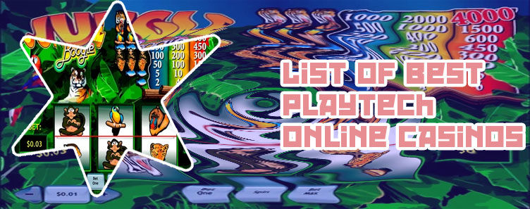 Best playtech online slots