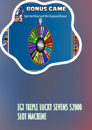 Triple 7 slot machine free game
